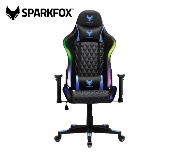 כיסא גיימר מקצועי עם תאורת לד RGB -GT ELITE SPARKFOX GC65E